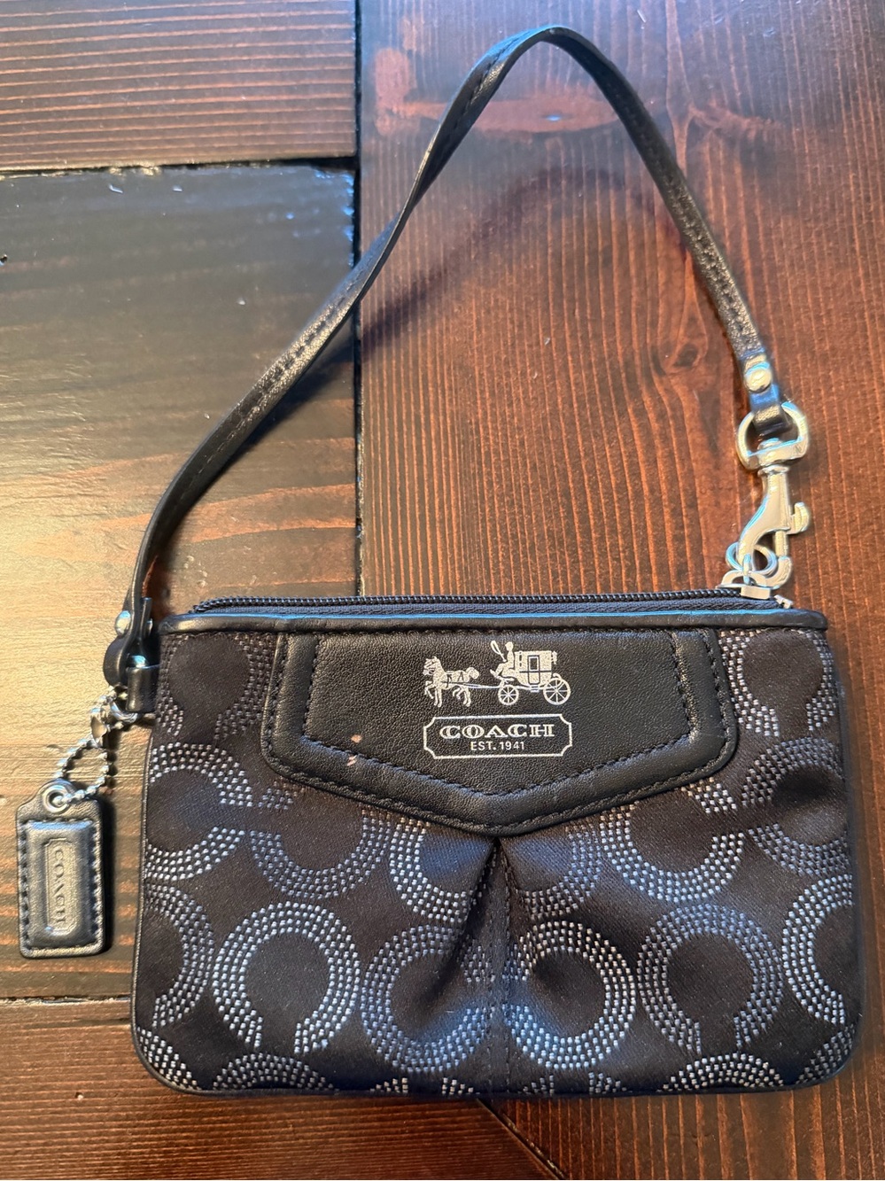 Coach Madison Op Art Small Wristlet